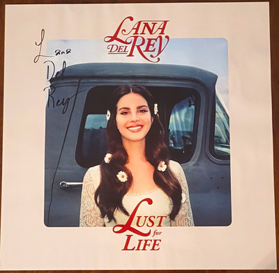 Lana Del Rey Lust for Life Signed Lithograph Poster