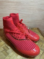 Under Armour Men's UA Highlight 2 MC Knit Football Cleats 3027304-800 RED 8