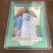 Khris Middleton PRIZM Green RC Card #285