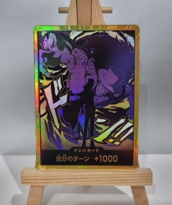 DON!! (PRB02 - Lucci) (V.3) Gold Don One Piece TCG Japanese