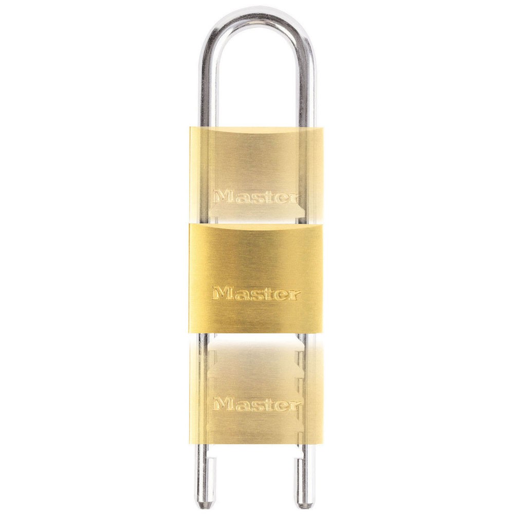 Master Lock Solid Brass 50mm Padlock with Adjustable Shackle