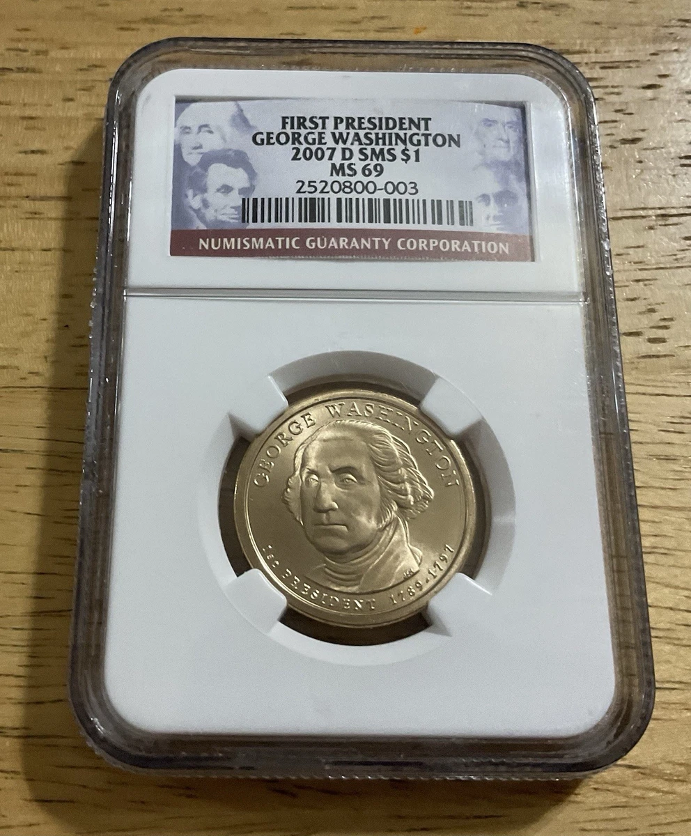 MS 69 Graded Presidential Dollar Coins (2007-Now) for sale | eBay
