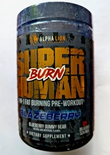 ALPHA LION SUPERHUMAN BURN. Pre-Workout Performance 21 Serving. Free Shipping