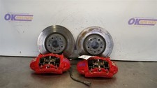21 Chevy Camaro Lt1 J55 Brembo Brake Caliper Front Set Pair With Rotors Red
