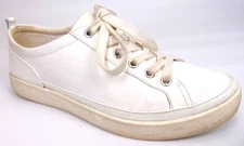 VIONIC Women's Winny White Smooth Leather Comfort Shoes Size 8.5 Med,