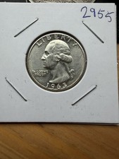 1963 Washington Quarter - As Shown! (#2955)