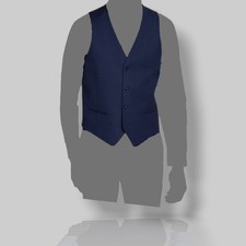 Alfani Men's Blue Slim-Fit Stretch Suit Vest Size M