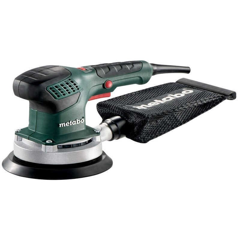 Ponceuse excentrique METABO SXE 3150 filaire de 310W avec un plateau de ponçage de 150 mm