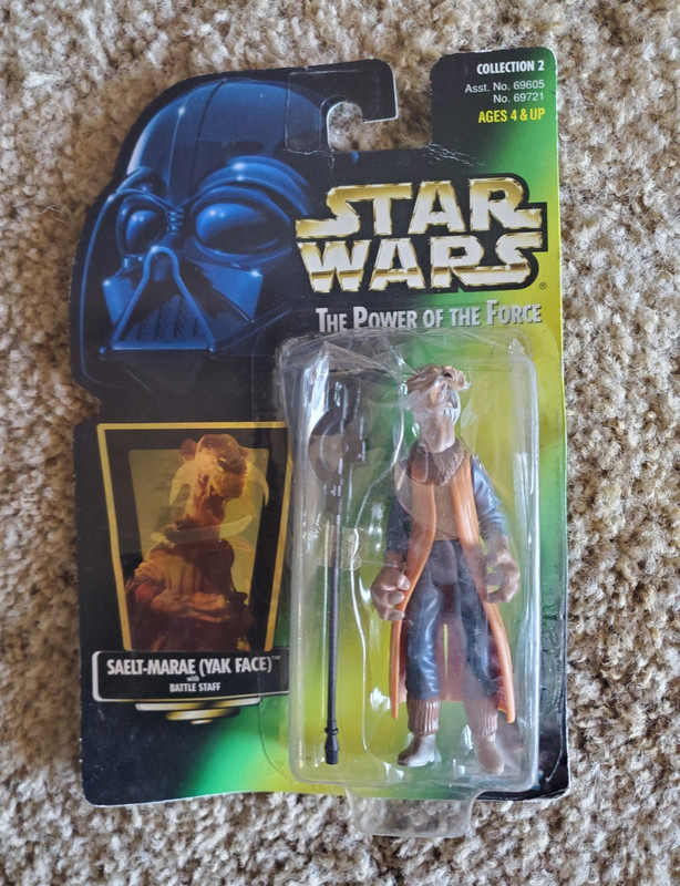 Kenner Star Wars Power of the Force Saelt-Marae Yak Face Figure 1997 ROTJ