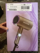 NEXPURE Professional 2000W Ionic Hair Dryer, with Attachments, Purple