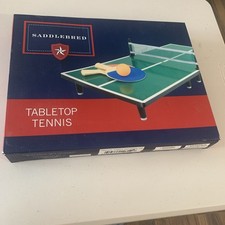 TABLETOP TENNIS by SADDLEBRED Any Table Anytime! NEW In Box Never Used