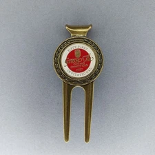 1987 Grosse Ile Michigan Golf & Country Club 51st Invitational Brass Divot Tool