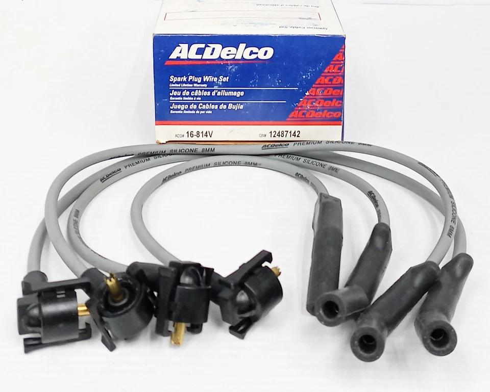 ACDelco Spark Plug Wire Set 16-814V for Ford Mercury Escort Tracer 1991-1996 - Image 3 of 3