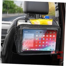 Black Tablet Holder for Car Seat Back Organizer - Front Seat - Personal