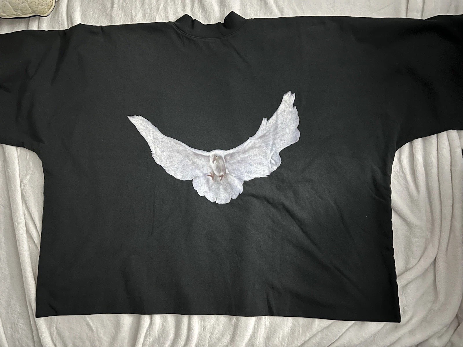 Yeezy Gap Balenciaga Mens XL Dove No Seam Tee Black Brand New