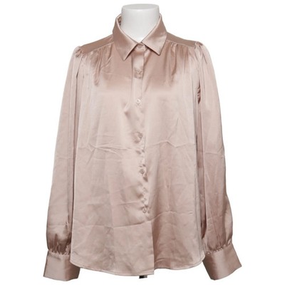 Vera & Lucy, Bluse, Größe: L, Beige, Polyester, Einfarbig, Satin, Damen #Dtd