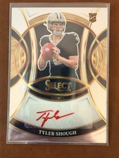 2025 Panini Select #RSI-TSH TYLER SHOUGH Rookie Signatures Red Ink SAINTS