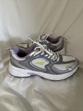 Avia Women's 5000 Performance Sneakers Odor Control Size 7.5 purple silver