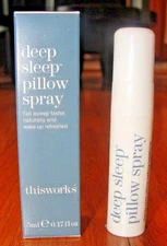 THIS WORKS Deep Sleep Pillow Spray 0.17 fl oz / 5ml each TRAVEL Mini NEW IN BOX