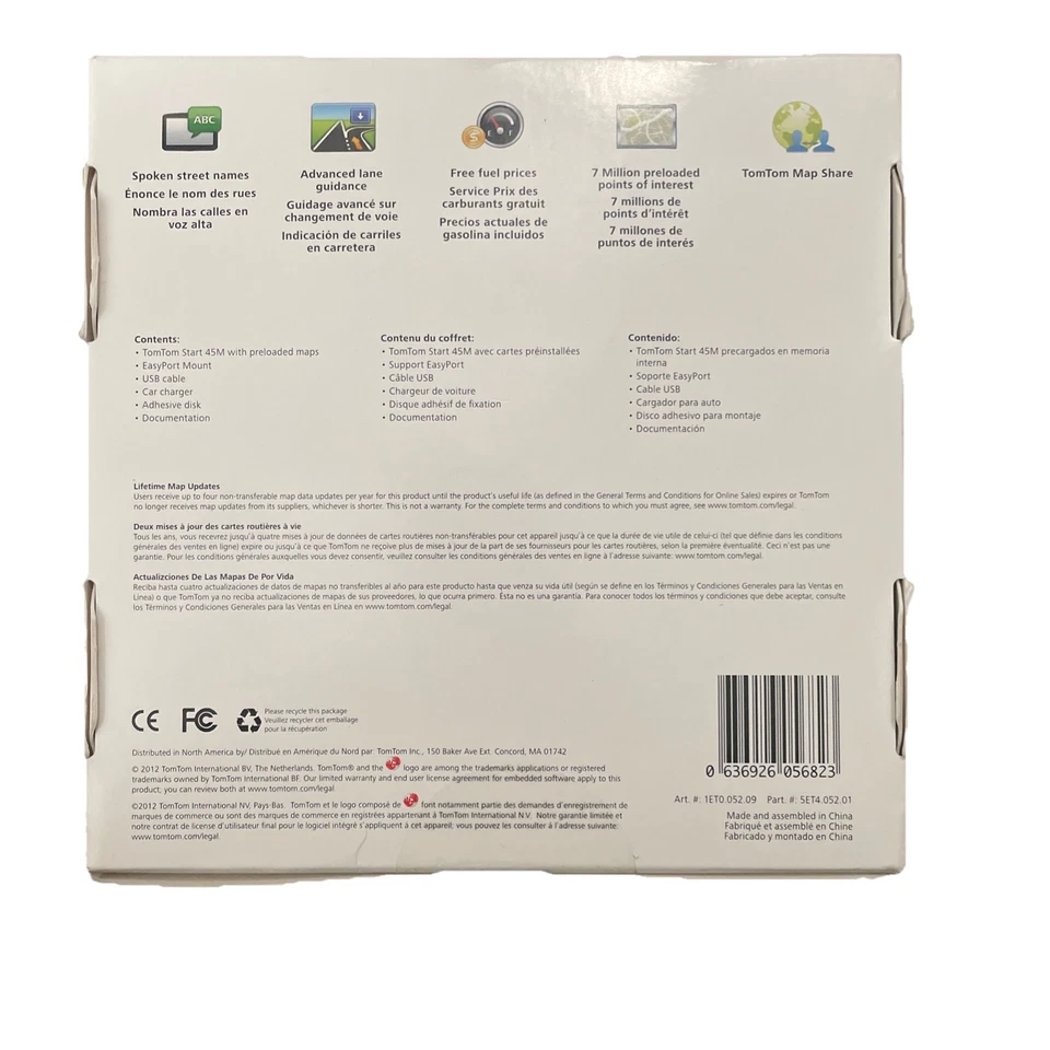 TomTom 1ET0.052.09 45M GPS with Roadside Assistance - Image 3 of 4