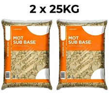 MOT Type 1 Sub Base 50kg (2x25kg Bags) Hardcore Aggregate Driveway Patio Base