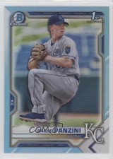 2021 Bowman Draft Chrome Sky Blue Refractor Shane Panzini #BDC-36 0c6