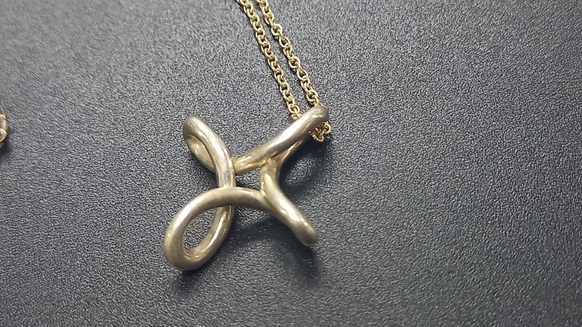 アクセサリー VINTAGE TIFFANY&Co.Open cross necklace l Tiffany & Co. Vintage Peretti Open Cross Necklace 925