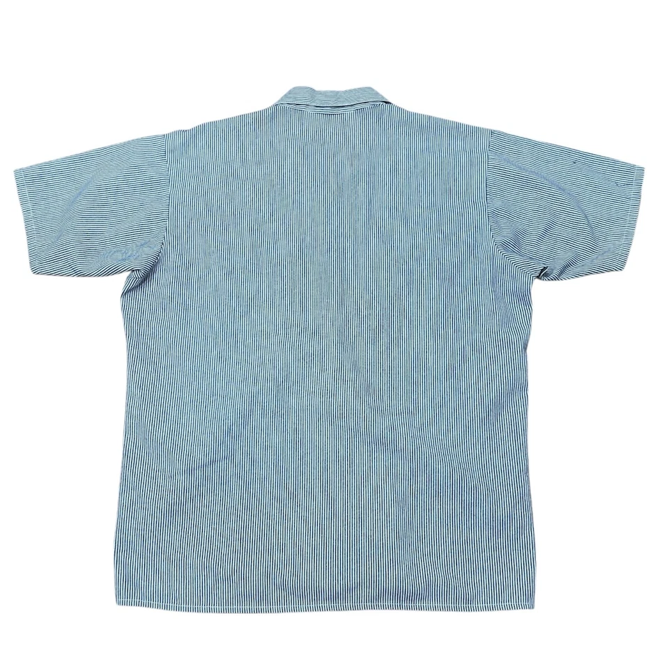 Camisa Vintage Ben Davis Etiqueta Amarilla Nogal Rayas Talla Med EE. UU. 70s Workwea Foto 2 de 4