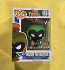 Funko Pop Duck Dodgers Marvin the Martian #143 SDCC Exclusive 1000 PC Neon Green