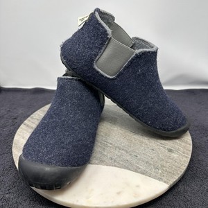 Gumbies Outback Slippers Navy Gray Felt Indoor Lounge Shoes Unisex EUC M11/W12 Outback Slippers - Men main image 4