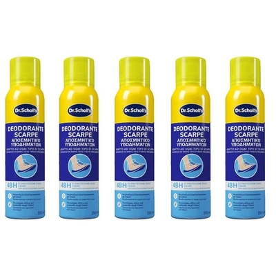 5pz SCHOLL EXPERT CARE Deodorante Scarpe Spray 150ml
