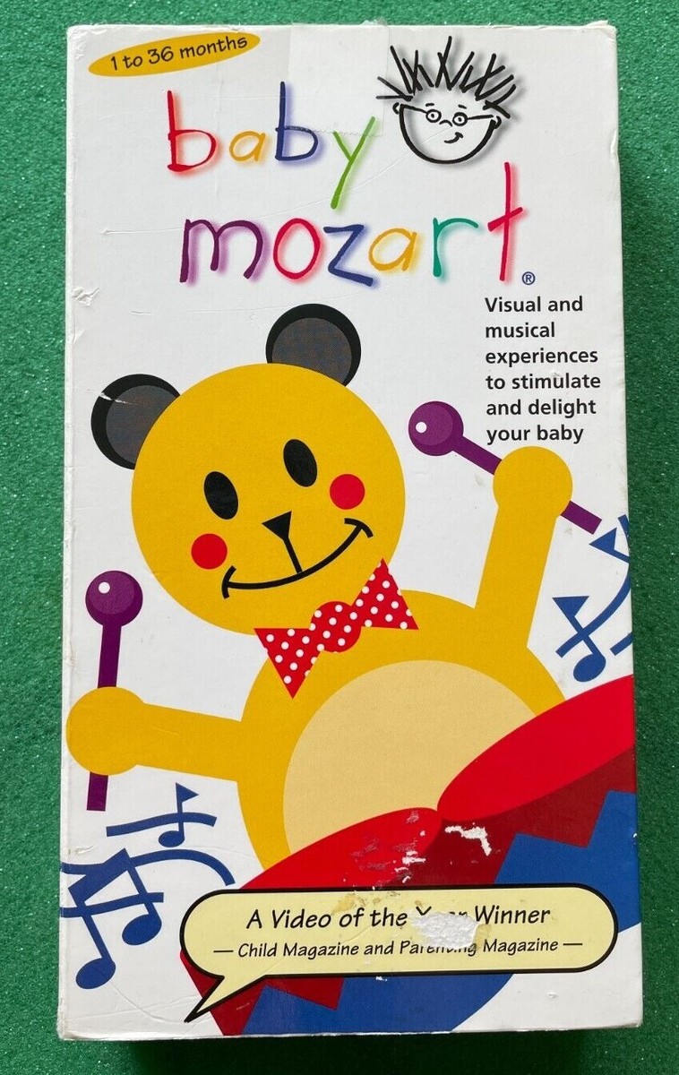 Disney's Baby Einstein Mozart Music Festival VHS + FREE DVD