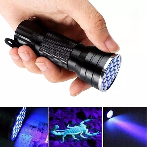 UV Flashlight Black Light Flashlight Ultraviolet LED Pet Urine Stains Detector - Picture 7 of 7