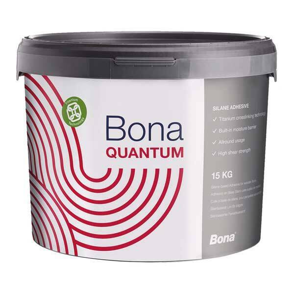 All new Bona Quantum 15kg flexible wood flooring adhesive replaces Bona R850
