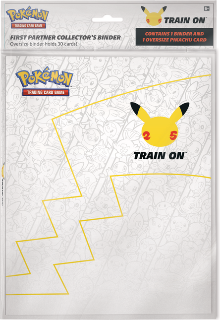 POKEMON First Partner Collectors Binder Jumbo Cards 25th