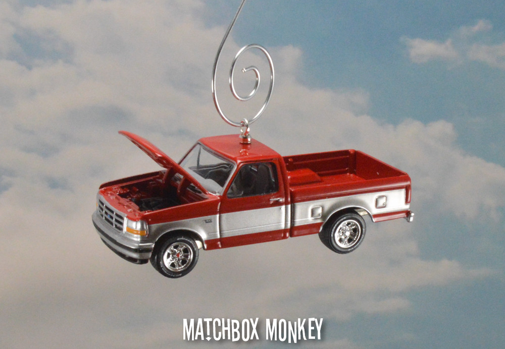 1993 Ford F-150 Single Cab Pickup Truck Christmas Ornament emblem