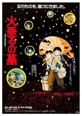 Grave of the Fireflies POSTER *AMAZING ART* Japanese Studio Ghibli Takahata