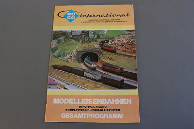 X291 ROCO Train Miniature Catalog O Ho Hoe N 24p 29.2*20.3cm German Catalog