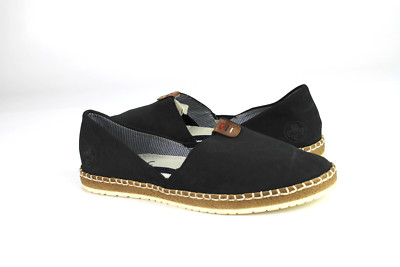 Rieker Gr.40 Damen Halbschuhe Ballerinas Slipper  Loafers  Schwarz  TOP  i 169