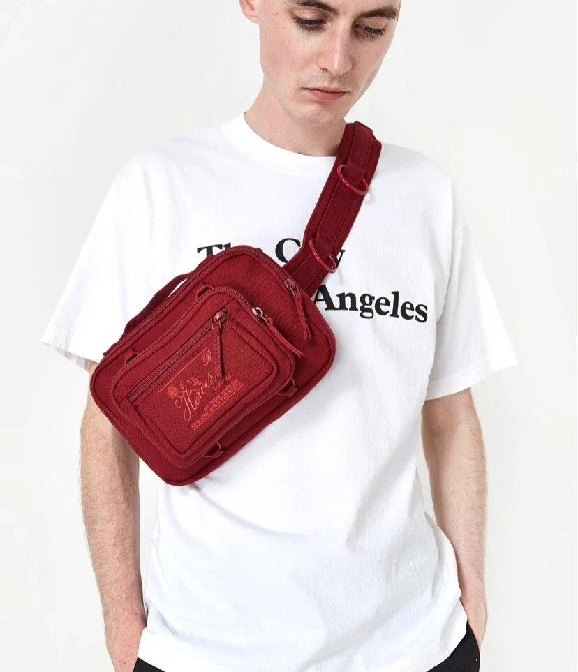 Eastpak x Raf Simons Waist Crossbody Shoulder Bag Heroes Losers Red NWT
