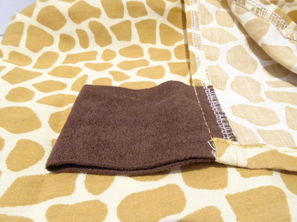 Corderos e hiedra Safari Express cenefa estampado jirafa imitación gamuza pestañas cebra guardería Foto 4 de 4