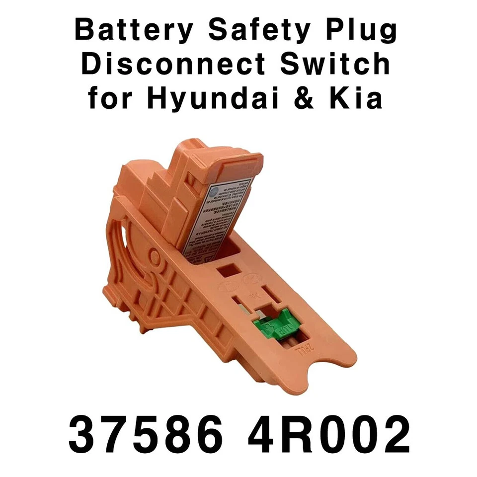 Interruptor de desconexión de enchufe de seguridad de batería OEM para Kia Optima Sonata Hybrid 2014-2015 Foto 2 de 3