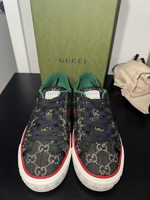 GUCCI テニス　7＋ Gucci Tennis 1977 GG Logo Sneakers size 7+ (fits like a US 10) | eBay
