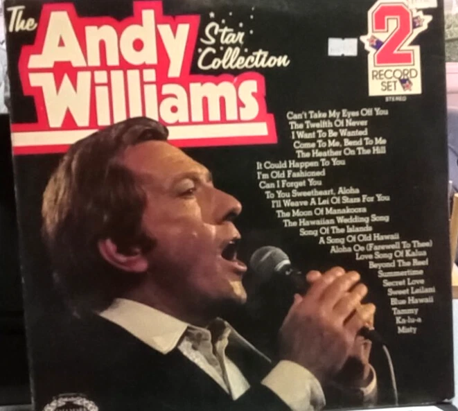 POP LP, THE ANDY WILLIAMS STAR COLLECTION, PDA-050, 2 LPS, VG+, SPIN CLEANED — 第 3/3 张图片