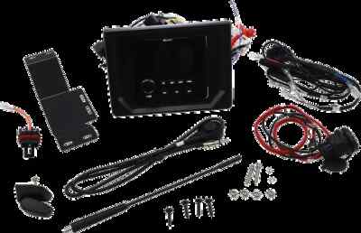 MB Quart Black Bluetooth Dash Radio Kit 160W Polaris General 1000 2017-2022