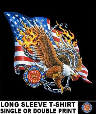 Firefighter Fire Rescue First In Last Out Fear No Evil Fireman Truck T-shirt 118