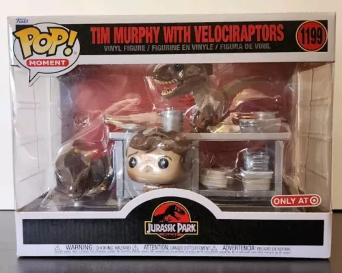 Funko Pop! Moments: Jurassic Park - Tim Murphy with Velociraptors #1199