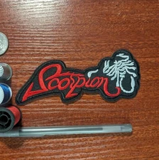 Scorpions Patch Hard Rock Band Heavy Metal Music Embroidered Iron On 2.25x.5"