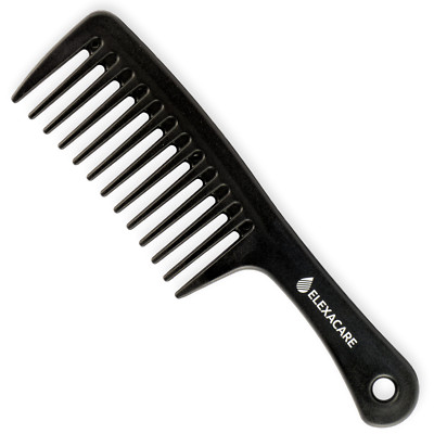 ELEXACARE Lockenkamm, weit gezahnt (ca. 24 cm) - Grobzinkiger Kamm für Locken