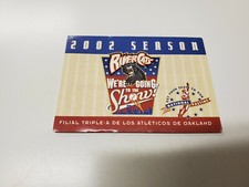 RS20 Sacramento River Cats 2002 Minor Baseball Pocket Schedule in SPANISH